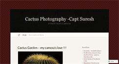 Desktop Screenshot of cactusphotography.wordpress.com