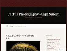 Tablet Screenshot of cactusphotography.wordpress.com