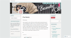Desktop Screenshot of beautyandi.wordpress.com
