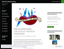 Tablet Screenshot of kilbarchanpipeband.wordpress.com