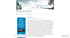 Desktop Screenshot of matamandirsingh.wordpress.com