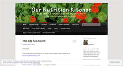 Desktop Screenshot of nutritionalkitchen.wordpress.com