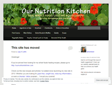 Tablet Screenshot of nutritionalkitchen.wordpress.com