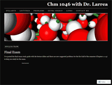 Tablet Screenshot of chm1046larrea.wordpress.com