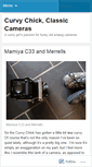 Mobile Screenshot of curvychickclassiccameras.wordpress.com