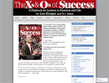 Tablet Screenshot of coachlonkruger.wordpress.com