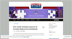 Desktop Screenshot of imescontabeis.wordpress.com