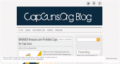 Desktop Screenshot of capgunsonline.wordpress.com