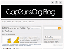 Tablet Screenshot of capgunsonline.wordpress.com