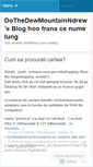 Mobile Screenshot of dothedewmountainndrew.wordpress.com