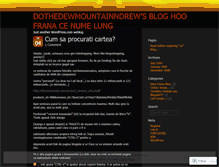 Tablet Screenshot of dothedewmountainndrew.wordpress.com