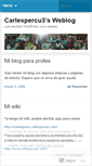 Mobile Screenshot of carlespercu3.wordpress.com