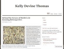 Tablet Screenshot of kellydevinethomas.wordpress.com