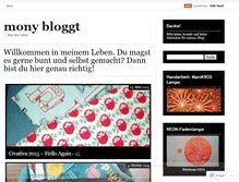 Tablet Screenshot of monybloggt.wordpress.com