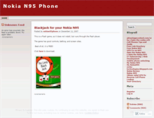 Tablet Screenshot of nokian95phone.wordpress.com