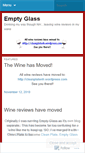 Mobile Screenshot of emptyglassnh.wordpress.com