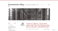 Desktop Screenshot of joannholstein.wordpress.com