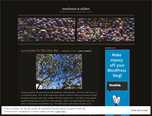 Tablet Screenshot of merchantsmillers.wordpress.com
