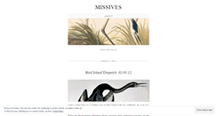 Desktop Screenshot of missivesweekly.wordpress.com