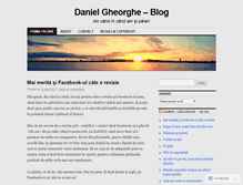 Tablet Screenshot of danielgheorghe.wordpress.com