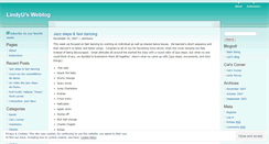 Desktop Screenshot of lindyu.wordpress.com