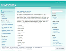 Tablet Screenshot of lindyu.wordpress.com