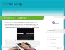 Tablet Screenshot of fashionlaptop.wordpress.com