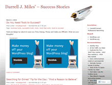Tablet Screenshot of darrelljmiles.wordpress.com