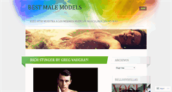 Desktop Screenshot of bestmalemodels.wordpress.com