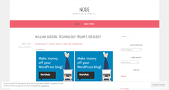 Desktop Screenshot of nodemagazine.wordpress.com