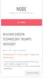 Mobile Screenshot of nodemagazine.wordpress.com