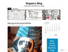 Tablet Screenshot of boppan.wordpress.com