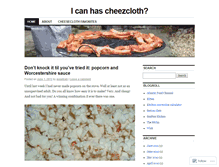 Tablet Screenshot of cheesecloth.wordpress.com