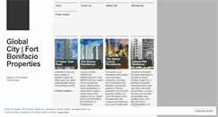 Desktop Screenshot of liveatglobalcity.wordpress.com