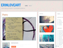 Tablet Screenshot of erinloveart.wordpress.com