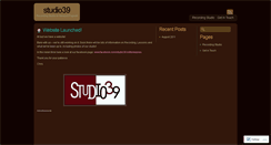 Desktop Screenshot of 39studio39.wordpress.com