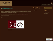 Tablet Screenshot of 39studio39.wordpress.com