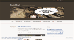 Desktop Screenshot of englishfruit.wordpress.com