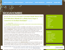 Tablet Screenshot of modahombre.wordpress.com