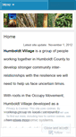 Mobile Screenshot of humboldtvillage.wordpress.com