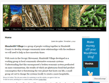 Tablet Screenshot of humboldtvillage.wordpress.com