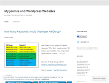 Tablet Screenshot of myjoomla.wordpress.com