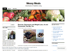 Tablet Screenshot of messymeals.wordpress.com
