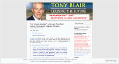 Desktop Screenshot of keeptonyblairforpm.wordpress.com