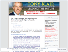 Tablet Screenshot of keeptonyblairforpm.wordpress.com