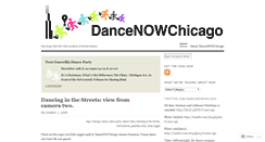 Desktop Screenshot of dancenowchicago.wordpress.com