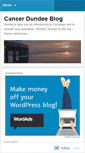 Mobile Screenshot of cancerdundee.wordpress.com
