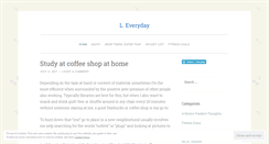 Desktop Screenshot of doingeveryday.wordpress.com