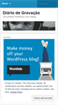Mobile Screenshot of diariodegravacao.wordpress.com