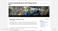 Desktop Screenshot of fsoahypotheticals.wordpress.com